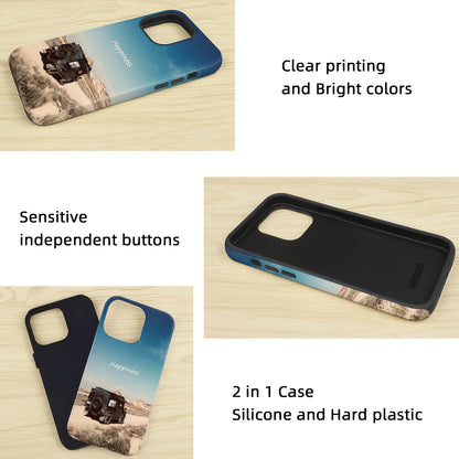 Korean Custom Image Tough Phone Case for iPhone 16 15 14 13 12 Pro Max Plus  11 Cover Personalized Design Picture DIY Photo
