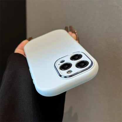 Cute Soft Silicone Candy Color Phone Case For iPhone 17 Air 11 12 13 14 15 16 Pro Max Plus Shockproof Bumper Back Cases Cover