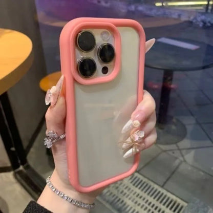 Luxury Transparent Candy Phone Case For iPhone 17 Air 11 12 13 14 15 16 17 Pro Max Plus Shockproof Clear Bumper Cases Cover