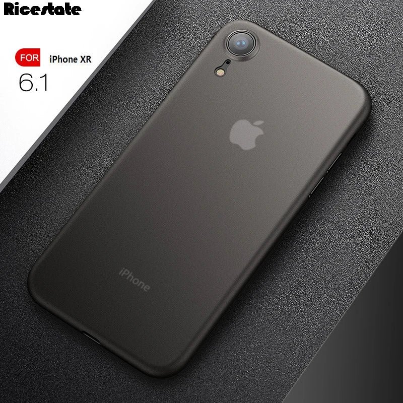 Ultra thin Fundas Phone case For iphone iphone XR X R Rubber back cover For iphone X XR XS Max PP Hard Cases