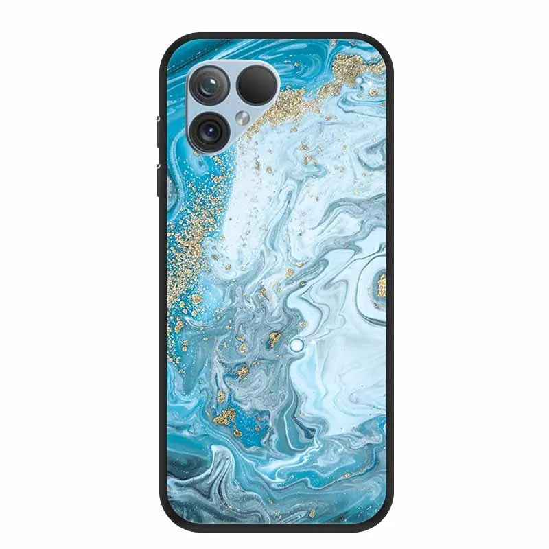 For Fairphone 5 Case 6.46" TPU Soft Silicone Bumper Luxury Back Cover Phone Cases for Fairphone5 5G Flower Cute Shockproof Coque