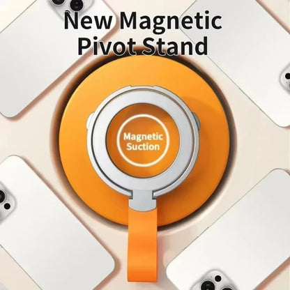 Strong Magnetic Phone Holder For iPhone 16 15 14 13 Series with Silicone Lanyard Dropproof Cover Magnetic 360° Rotatable Stand