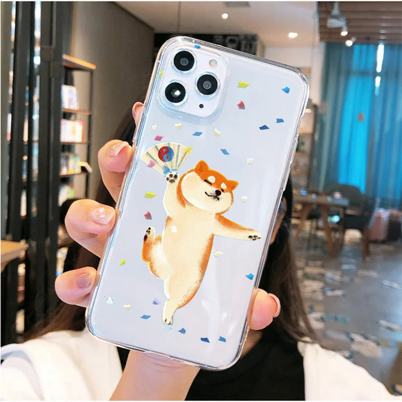 Cartoon Cat Couple Phone Case For iPhone 11 12 13 14 Pro MAX 7 8 Plus Cases For iPhone XR X XS MAX Cover Shockproof Fundas Bags