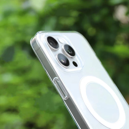 Original Animation Magnetic MagSafe Phone Case for iPhone 17 16pro max 14 15 Pro 13 16 Wireless Charge Transparent Hard PC Cover