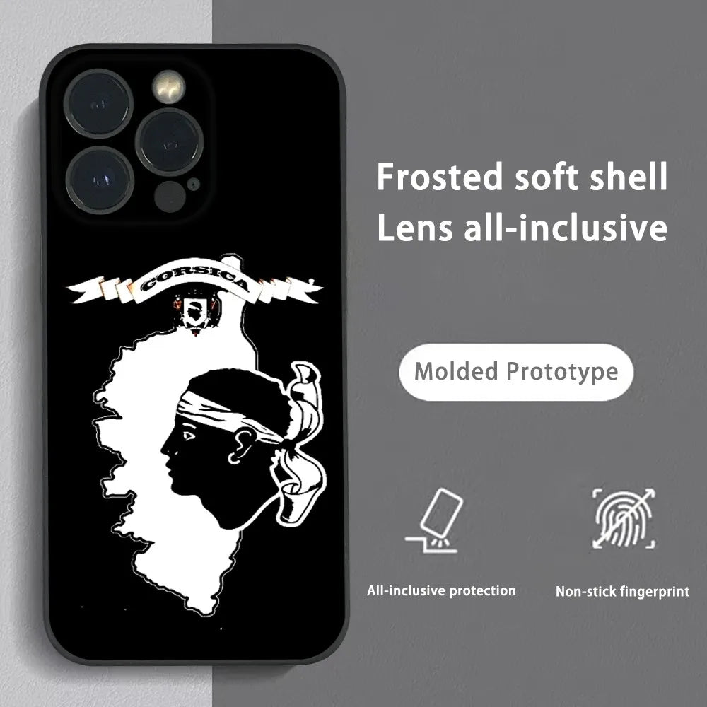 Corse Corsica Phone Case For iPhone 13 14 15 16 Pro Max Mini by Quickfindgoods. Store