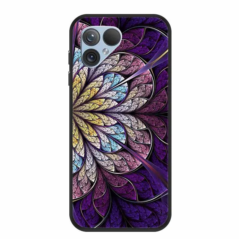 For Fairphone 5 Case 6.46" TPU Soft Silicone Bumper Luxury Back Cover Phone Cases for Fairphone5 5G Flower Cute Shockproof Coque