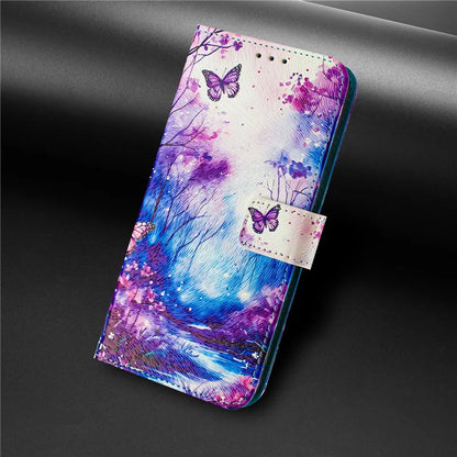 13 Leather Phone Case For iPhone 13 12 Mini 11 Pro 13Pro 12Pro Max 11Pro Coque Flip Cover Wallet Magnetic Painted Cases Cat Bear