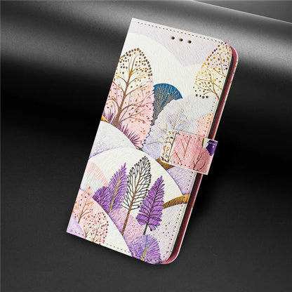 13 Leather Phone Case For iPhone 13 12 Mini 11 Pro 13Pro 12Pro Max 11Pro Coque Flip Cover Wallet Magnetic Painted Cases Cat Bear