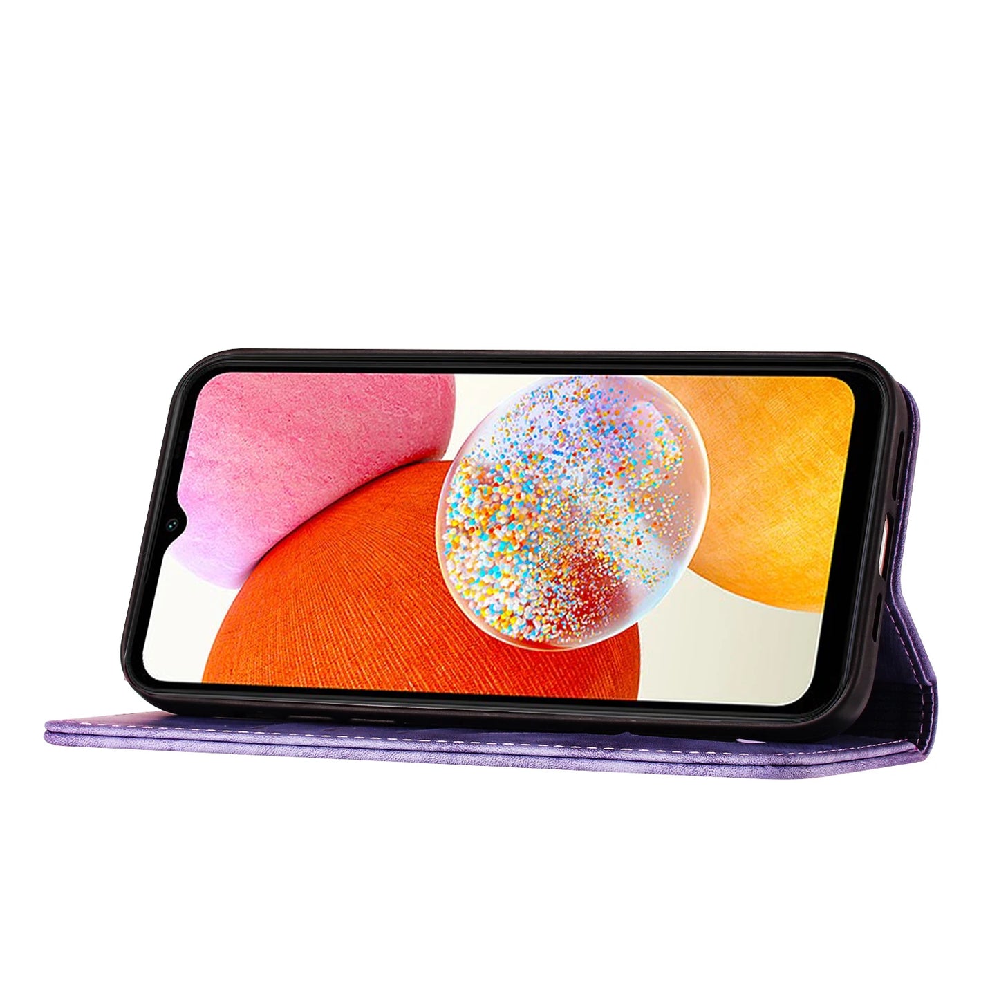 i Phone 17 Flip Case for Coque iPhone 15 16 14 13 12 11 Pro Max iPhon 15 Plus Cases Cute Cat Butterfly Leather Wallet Back Cover