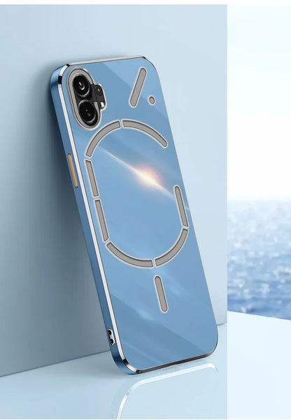 For Nothing Phone 1 Case For NothingPhone1 Phone1 Silicone Shockproof Back Cover Coque Carcase 6D Plaiting Soft TPU Phone Cases