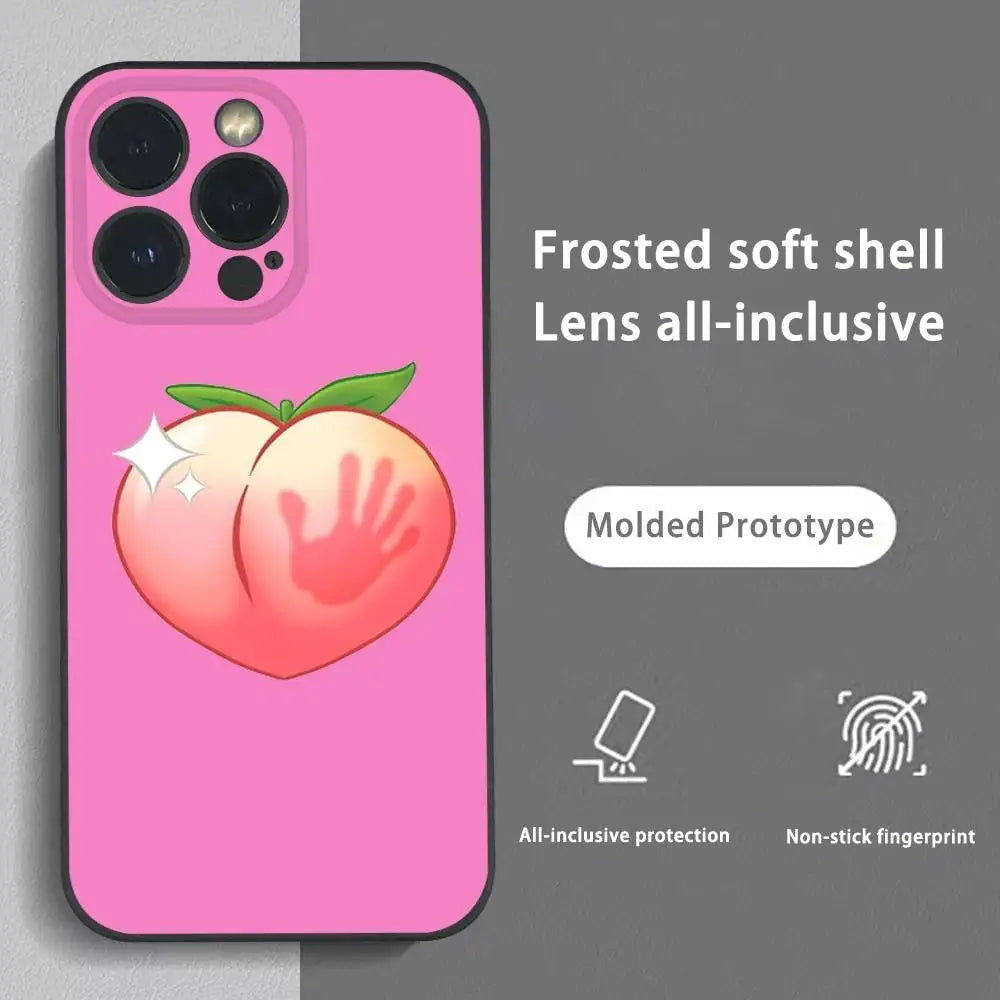 Comics Sex Icon Funny Phone Case For IPhone 16 15 14 13 Pro Max Plus Mini Frosted Soft Shell Funda Shockproof Cases