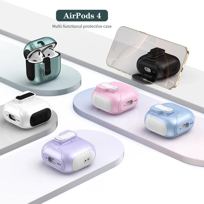 Case for IPhone 4 Cover Magnetic Latch Cap Phone Holder Cases Wireless Headphone for IPhone 3 Pro 2 1 Pro2 Covers with Lanyard