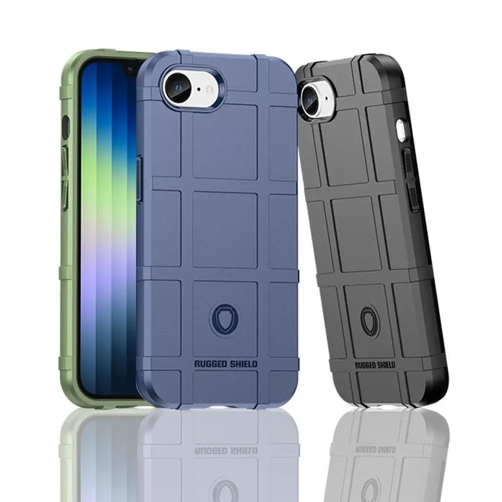 Phone Case For iPhone 16e Rugged Armor Shockproof Phone Case Soft TPU Slim Full Back Case For iPhone 16e 6.1 inch
