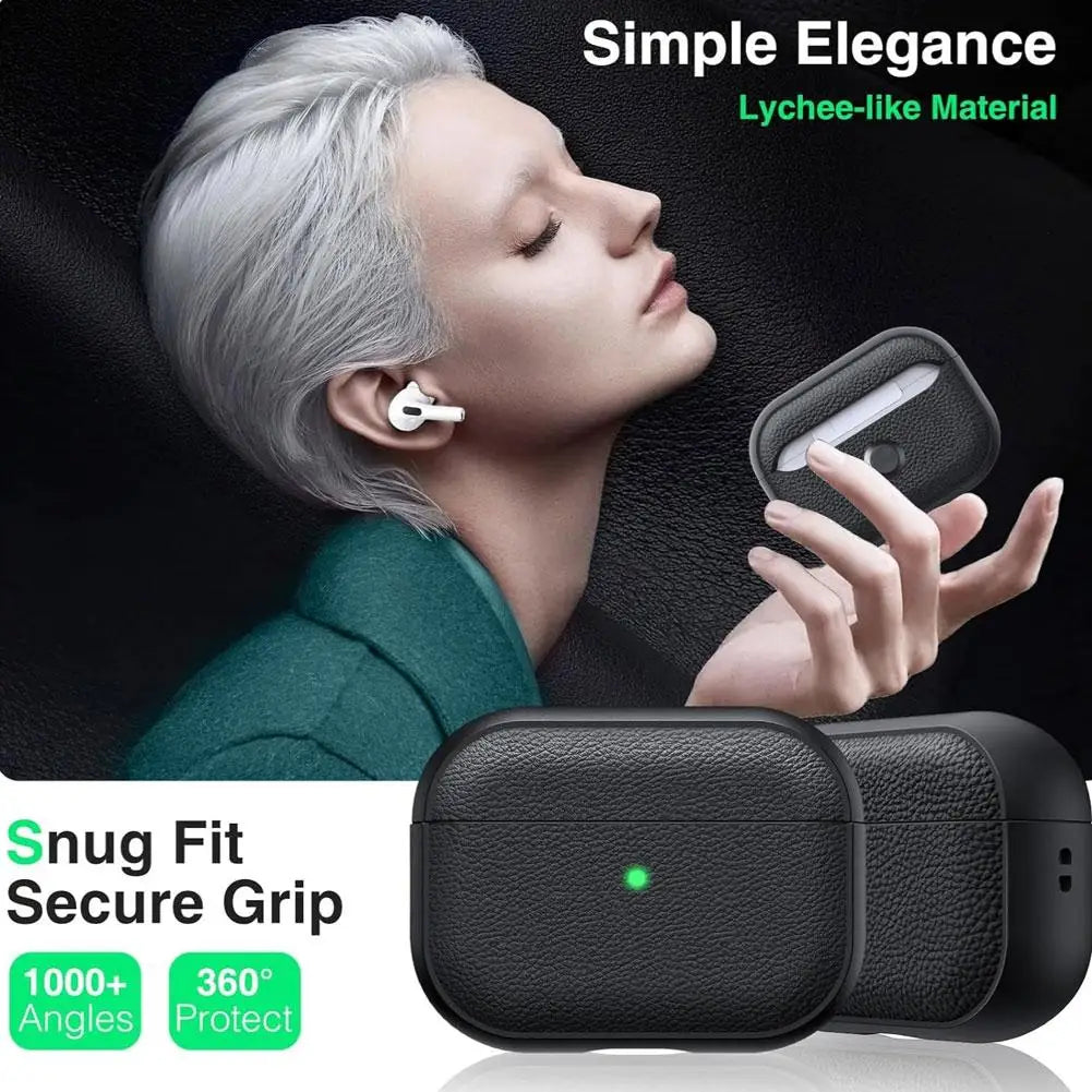 For AirPods Pro 3 Case Cover with Metal Buckle Luxury TPU Protective Full Cover Case Shockproof Scratchproof