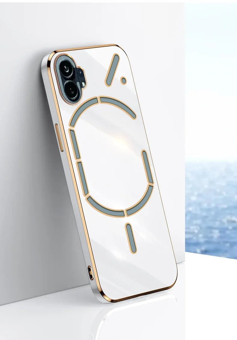 For Nothing Phone 1 Case For NothingPhone1 Phone1 Silicone Shockproof Back Cover Coque Carcase 6D Plaiting Soft TPU Phone Cases