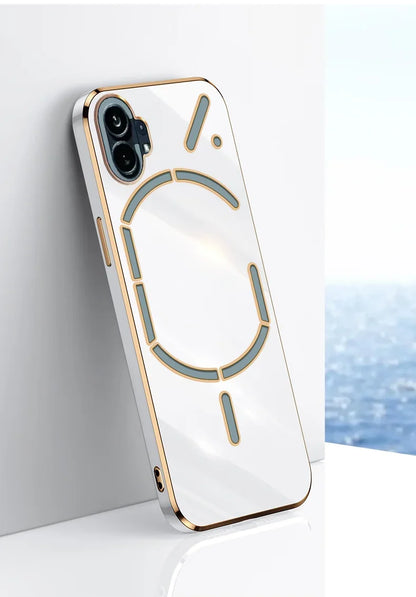 For Nothing Phone 1 Case For NothingPhone1 Phone1 Silicone Shockproof Back Cover Coque Carcase 6D Plaiting Soft TPU Phone Cases