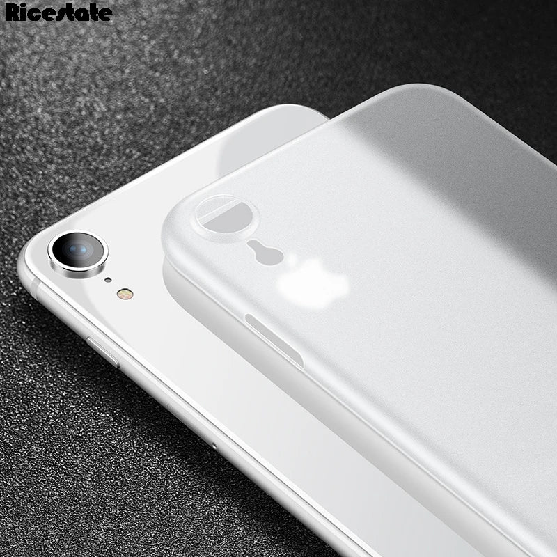Ultra thin Fundas Phone case For iphone iphone XR X R Rubber back cover For iphone X XR XS Max PP Hard Cases