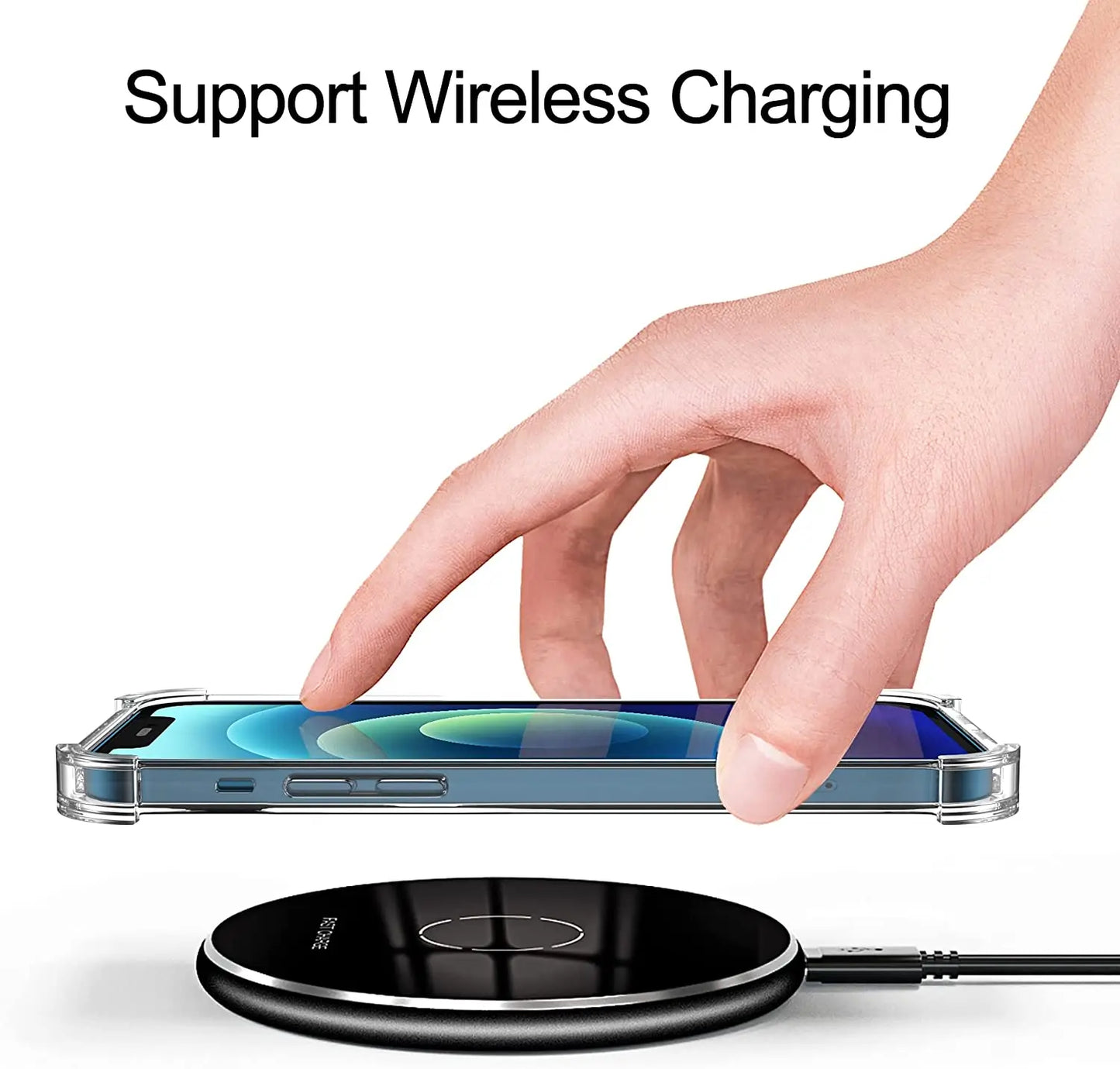 Air Bag Clear Thick Shockproof Phone Case For iPhone 16 Pro Max Lens Protection Case for iPhone 16 Plus 16Pro Max Cover Cases